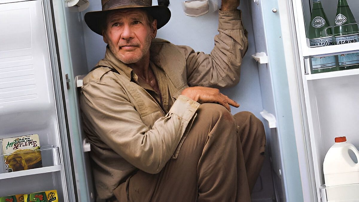 Indiana Jones in a fridge (via X/@CaptainGalxy)