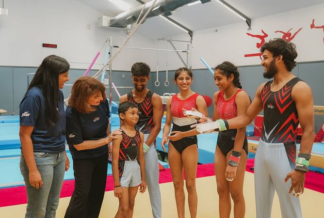 Leap Gymnastics partners with former world Gymnastics champion Kym Dowdell for the growth of Gymnastics in India