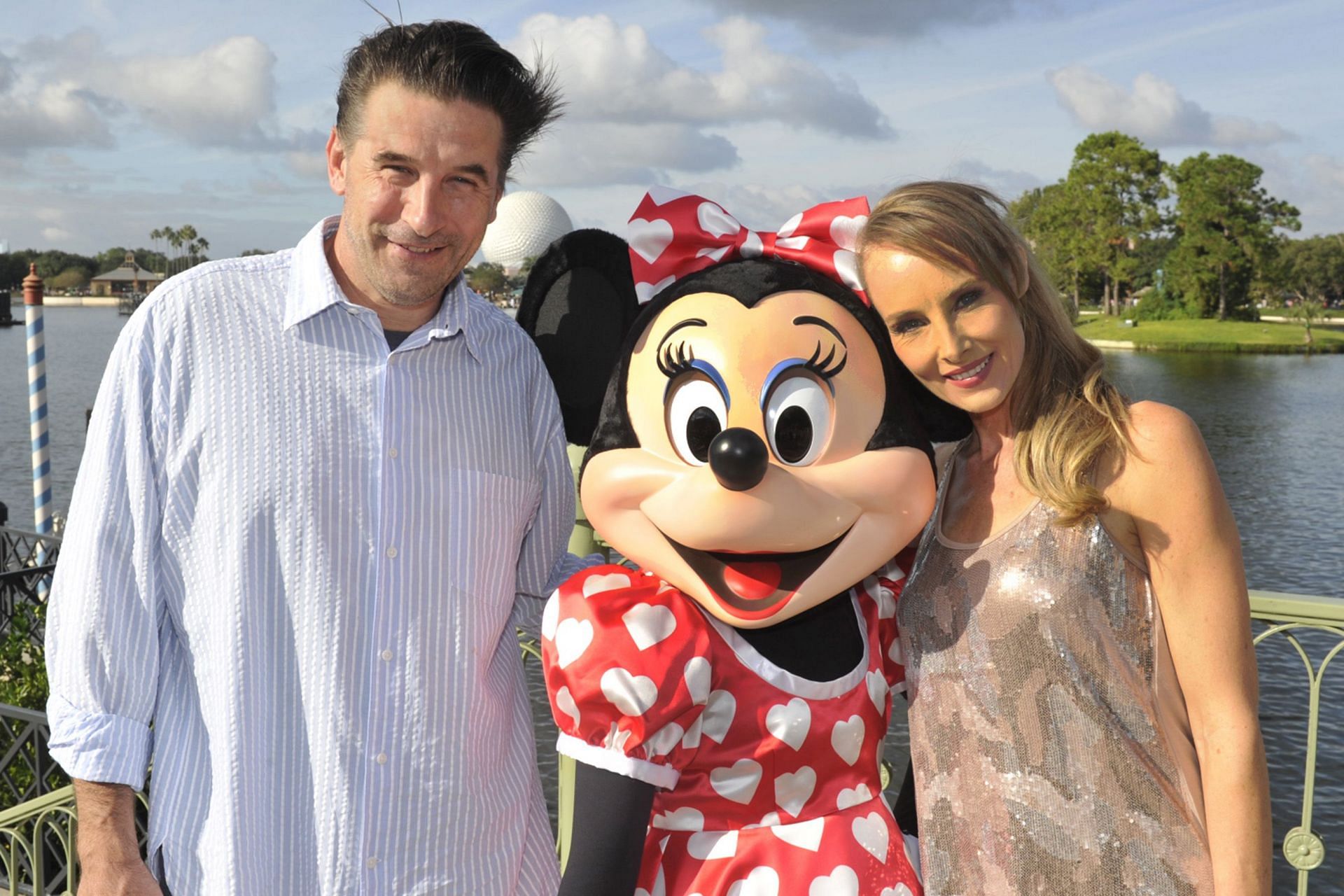 William Baldwin and Chynna Phillips at Disney World in Florida