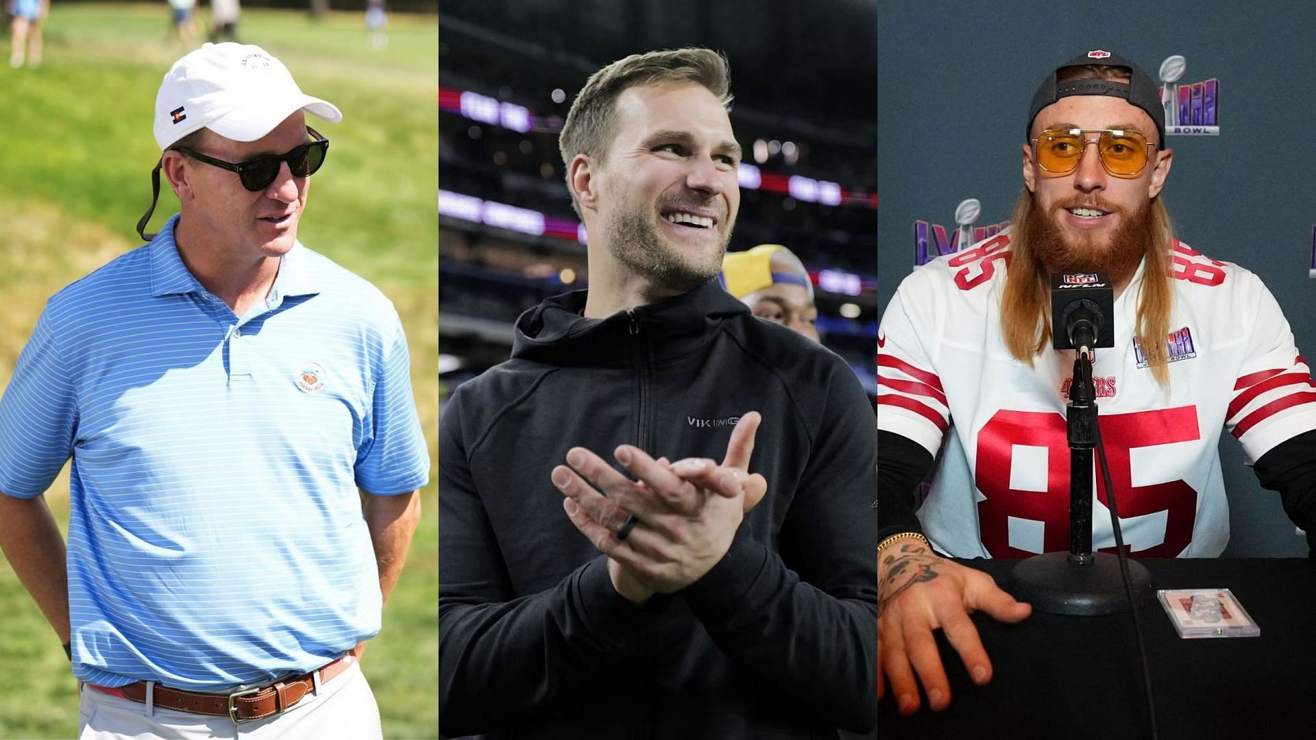 IN PHOTOS: Peyton Manning, Kirk Cousins, and George Kittle team up for 