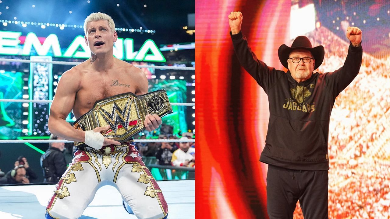 Cody Rhodes (left) and Jim Ross (right)