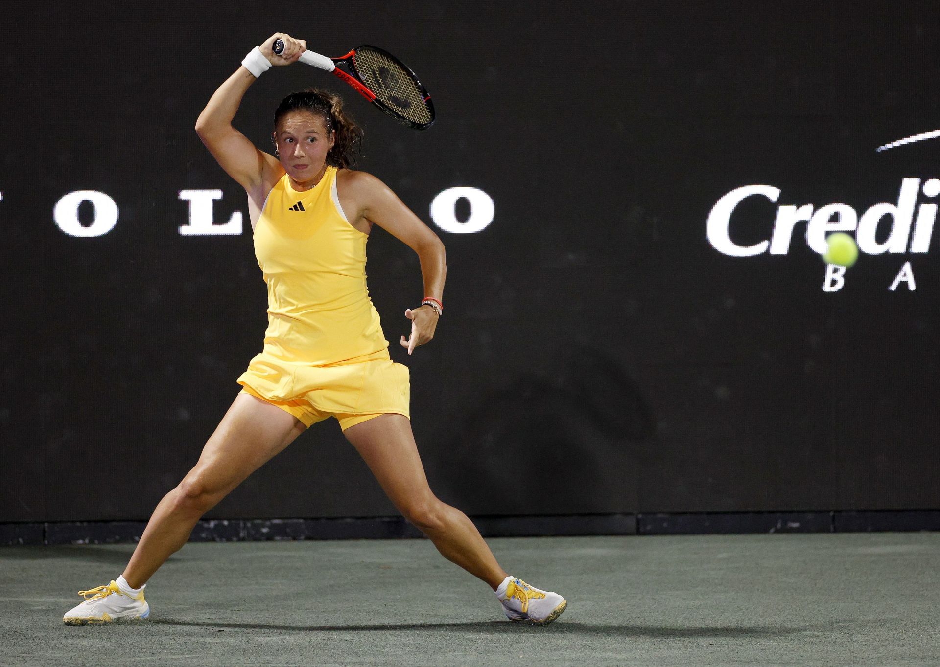 Daria Kasatkina at the 2024 Charleston Open.