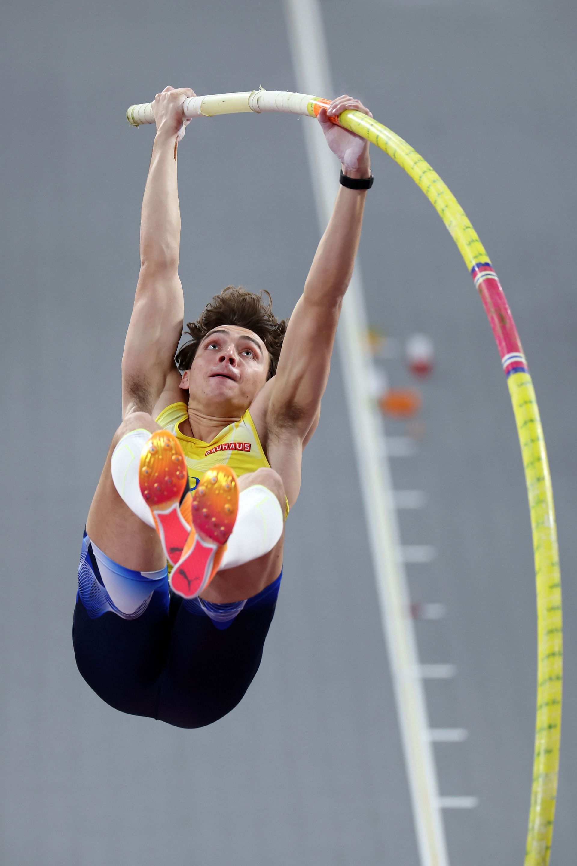 Mondo Duplantis at the World Athletics Indoor Championships Glasgow 2024 - Day Three