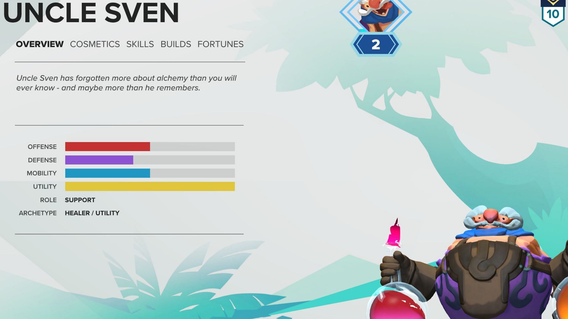 This alchemist is one of the most user-friendly heroes in Gigantic Rampage Edition (Image via Arc Games)
