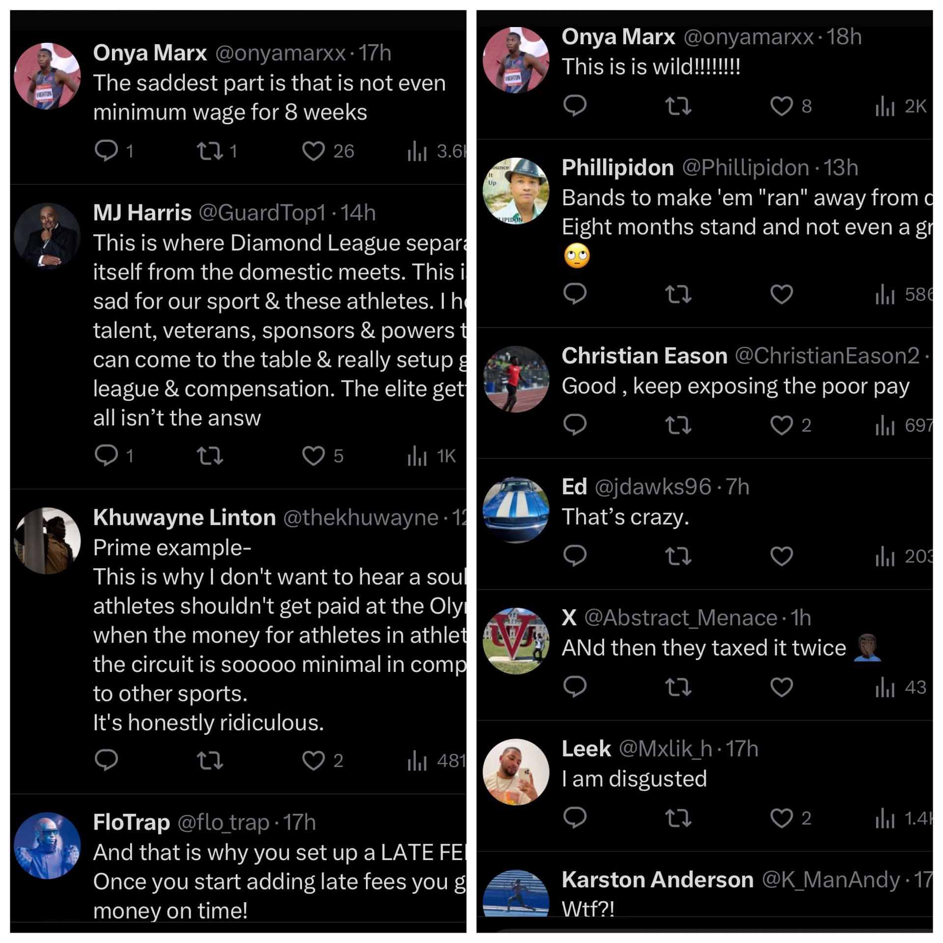 Fans reactions to American sprinter Kyree King receiving cash prize after 8 months