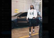 Naz Reid arrived in a Trackhawk