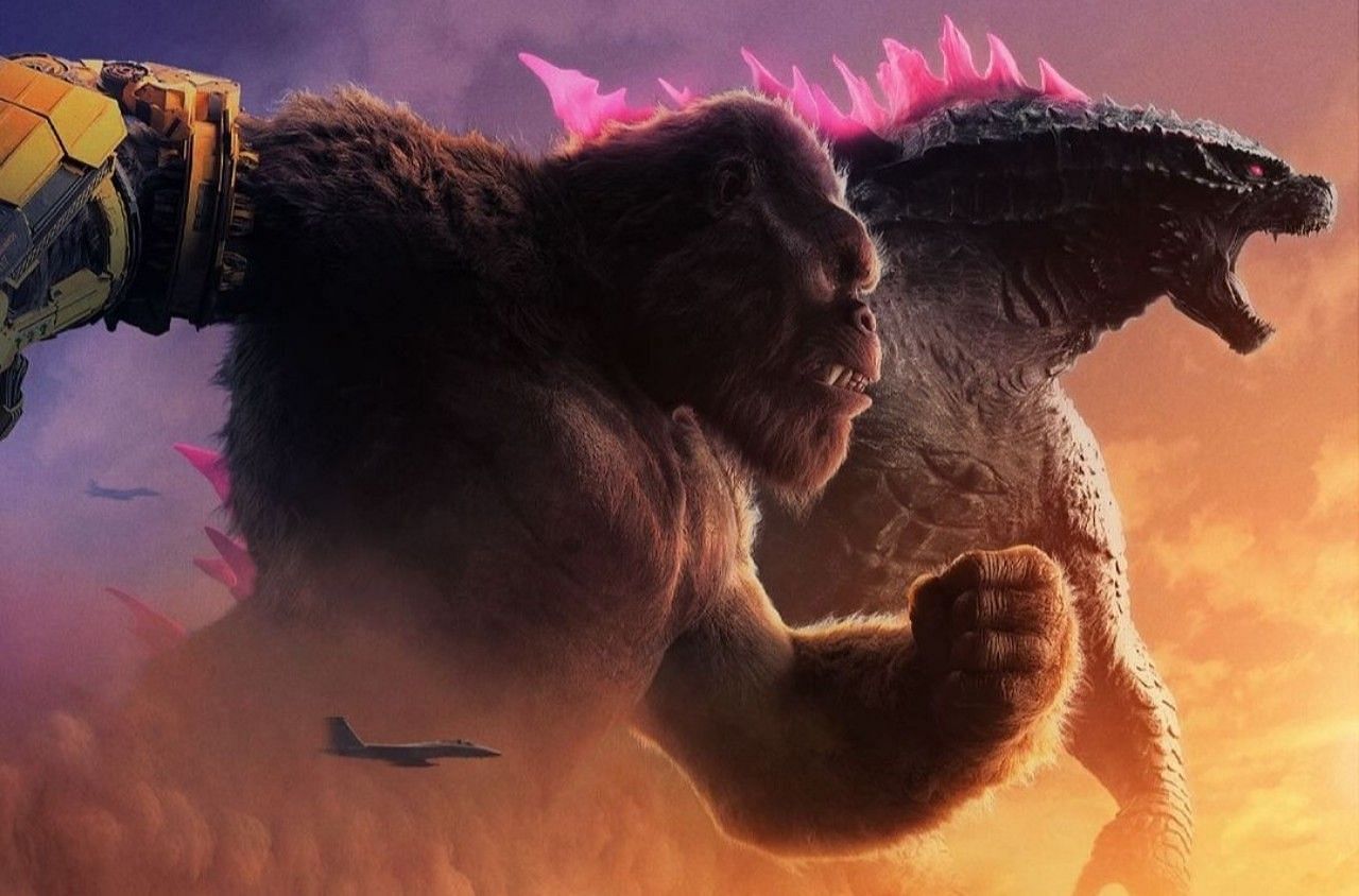 Poster for Godzilla x Kong: The New Empire (Image via @godzillaxkong on Instagram)