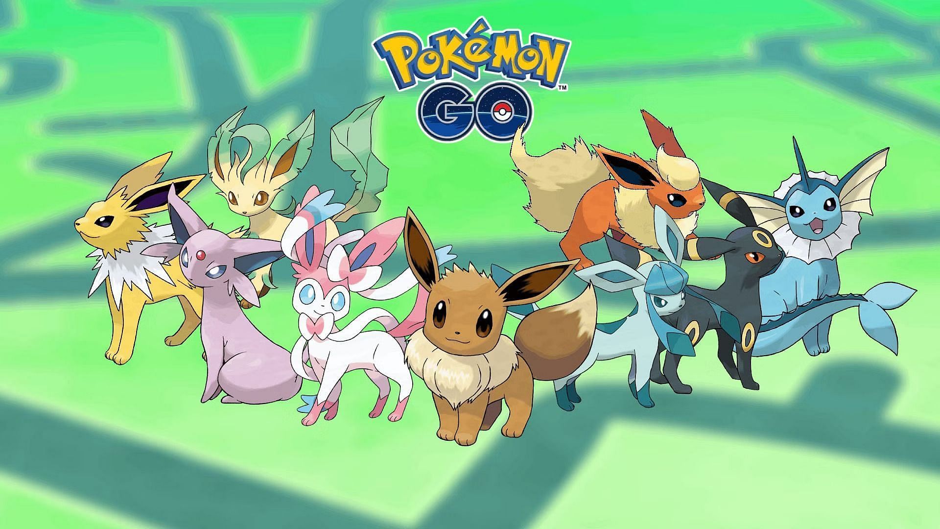 All the Eeveelutions (Image via Sportskeeda | The Pokemon Company)