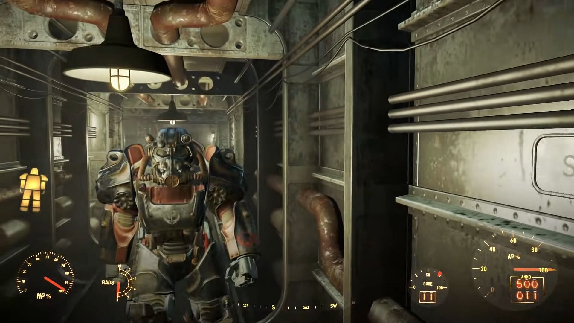 Walking Tank build in Fallout 4. (Image via Bethesda || FudgeMuppet/YouTube)