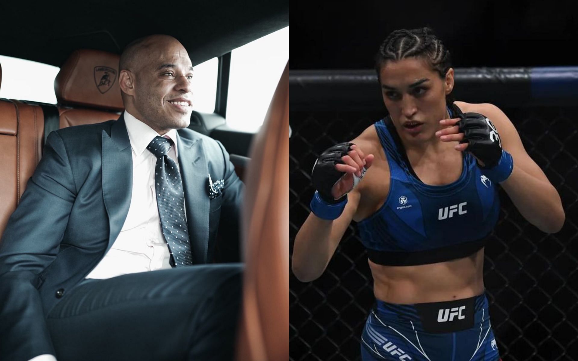 Ali Abdelaziz (left) is regarded as one of the top MMA managers, whereas Tatiana Suarez is heralded among the best MMA fighters in the world [Images courtesy: @aliabdelaziz and @tatianasuarezufc on Instagram]