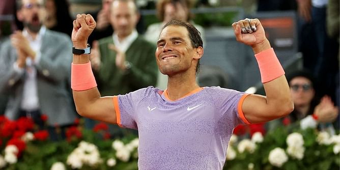 Rafael Nadal wins 3 matches in a row for the first time since 2022, grinds his way past Pedro Cachin to reach Madrid Open 4R