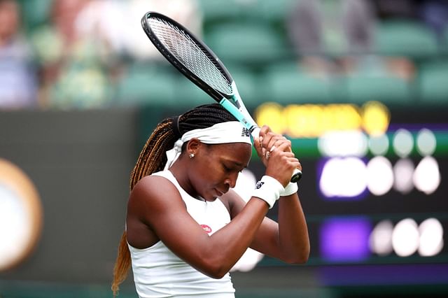 Coco Gauff at the 2023 Wimbledon Championships