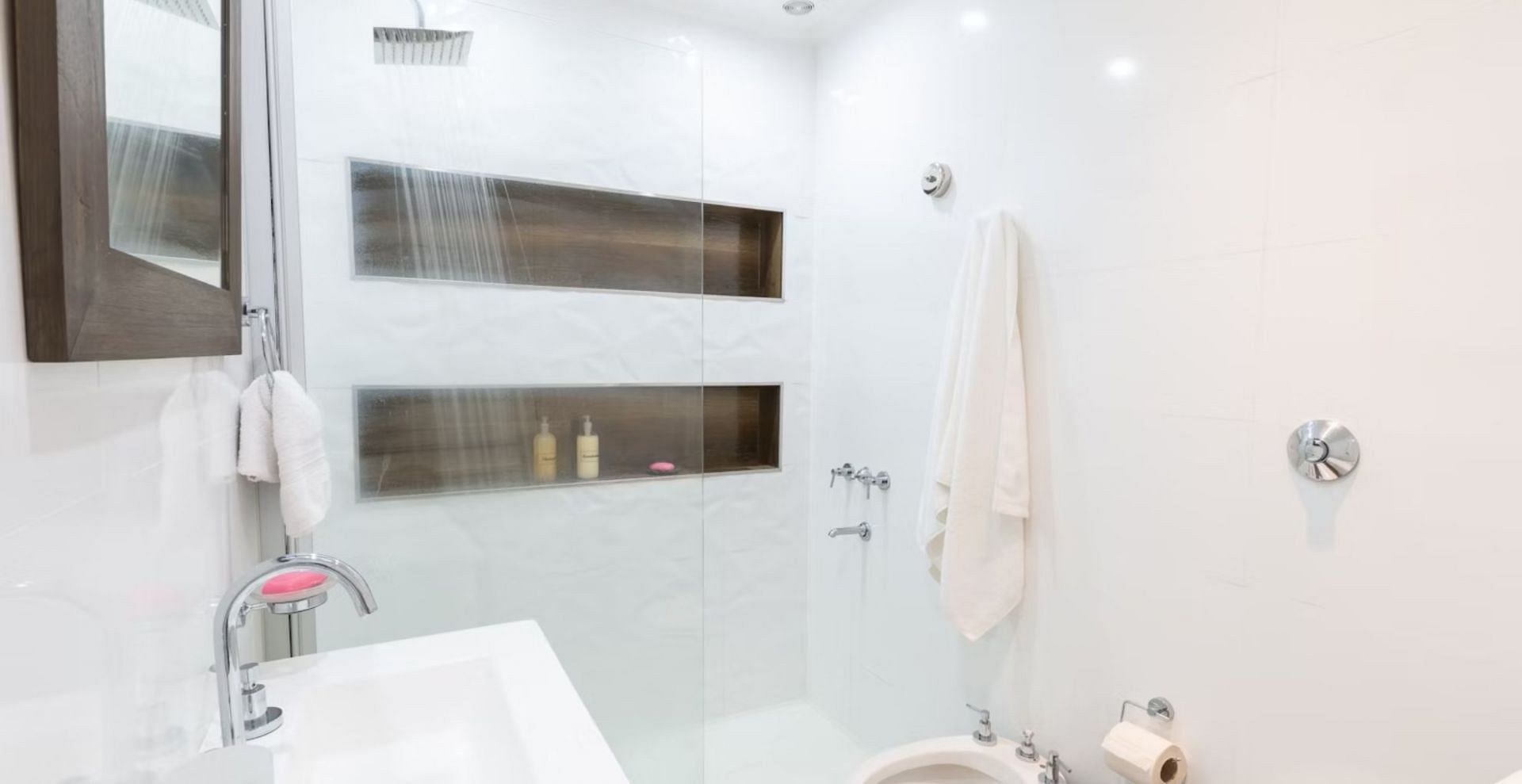 How to add a walk-in shower in small bathrooms? (Image via Unsplash)