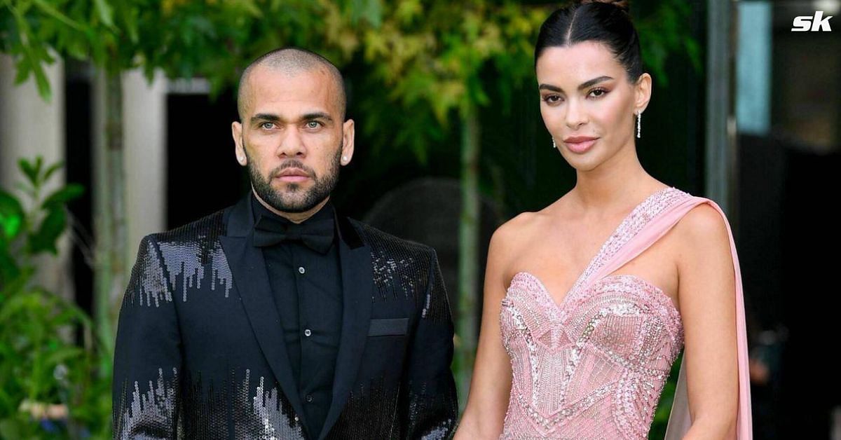 Dani Alves and Joana Sanz appear to still be together in spite of rumours