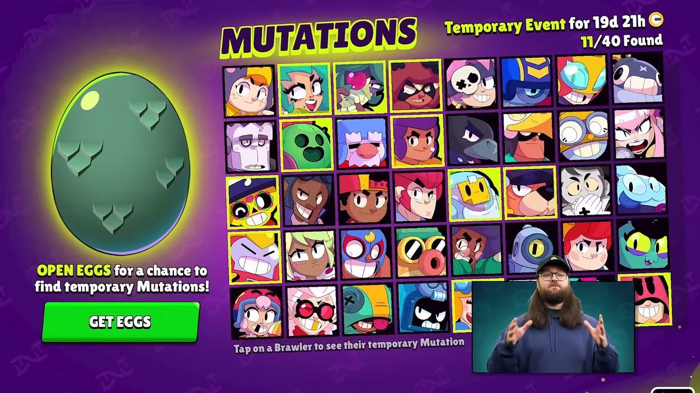 All the brawlers who can have mutations (Image via Supercell)