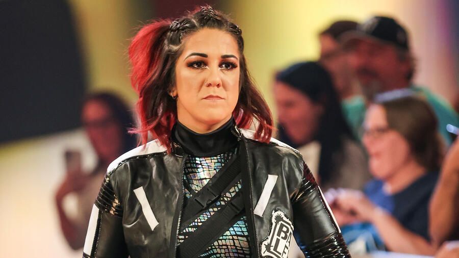 What happened when Bayley snuck up on The Rock and Michael Cole at a ...