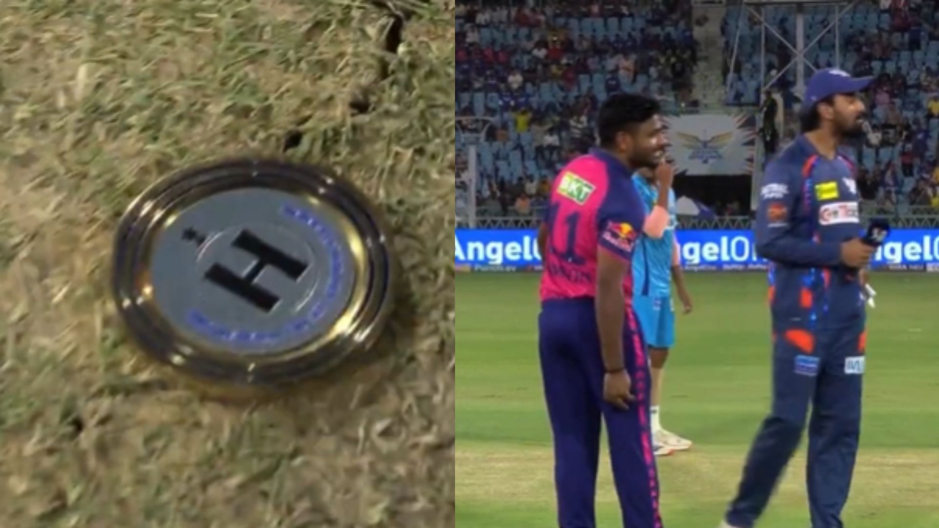 Snippets from KL Rahul getting confused about who won the toss