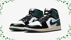 Air Jordan 1 Mid “Oxidized Green” shoes: Features explored