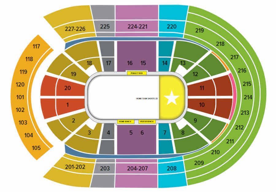 Vegas Golden Knights Seating Chart