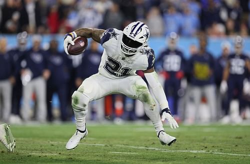 Ezekiel Elliott during Dallas Cowboys vs. Tennessee Titans