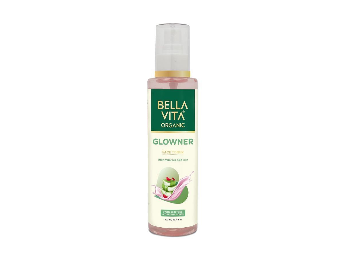 Bella Vita Organic Rose Water Toner (Image via Amazon)