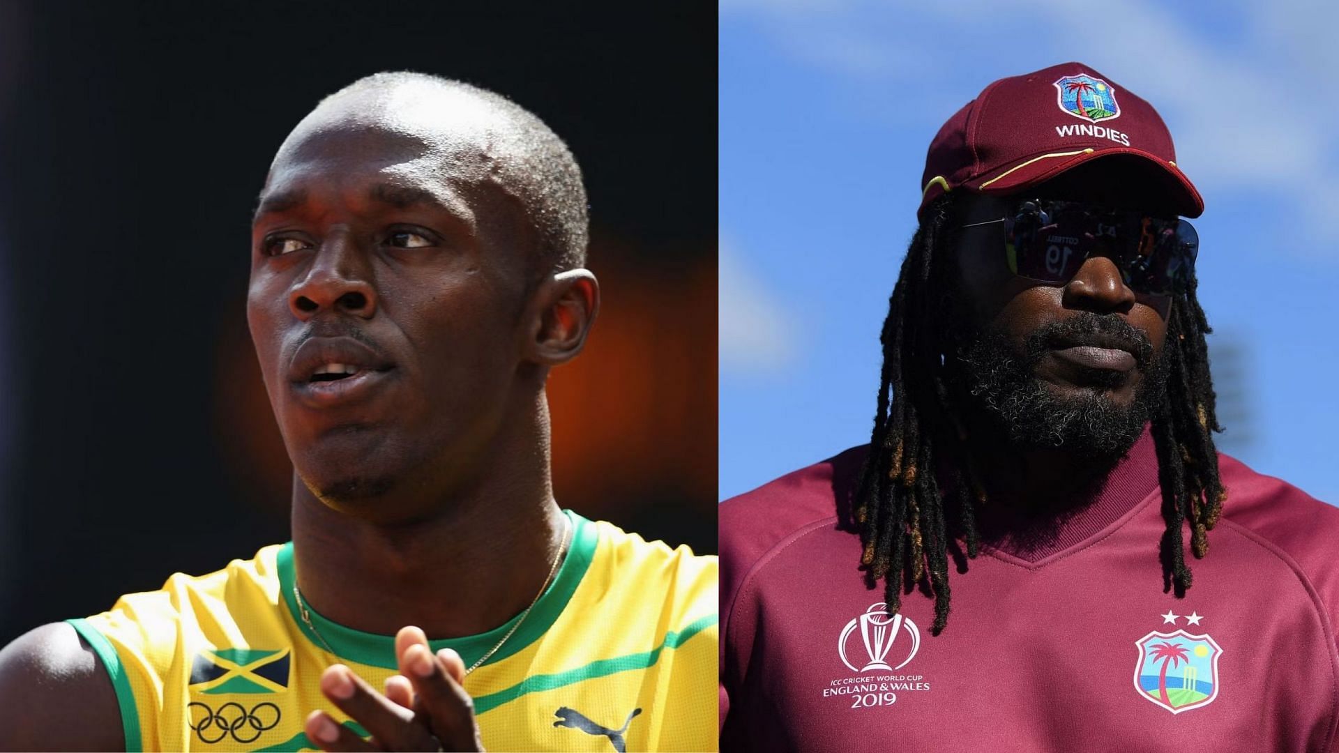 Usain Bolt and Chris Gayle
