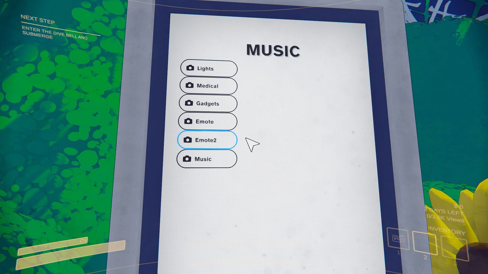 Music upgrades and cost (Image via Landfall Games)