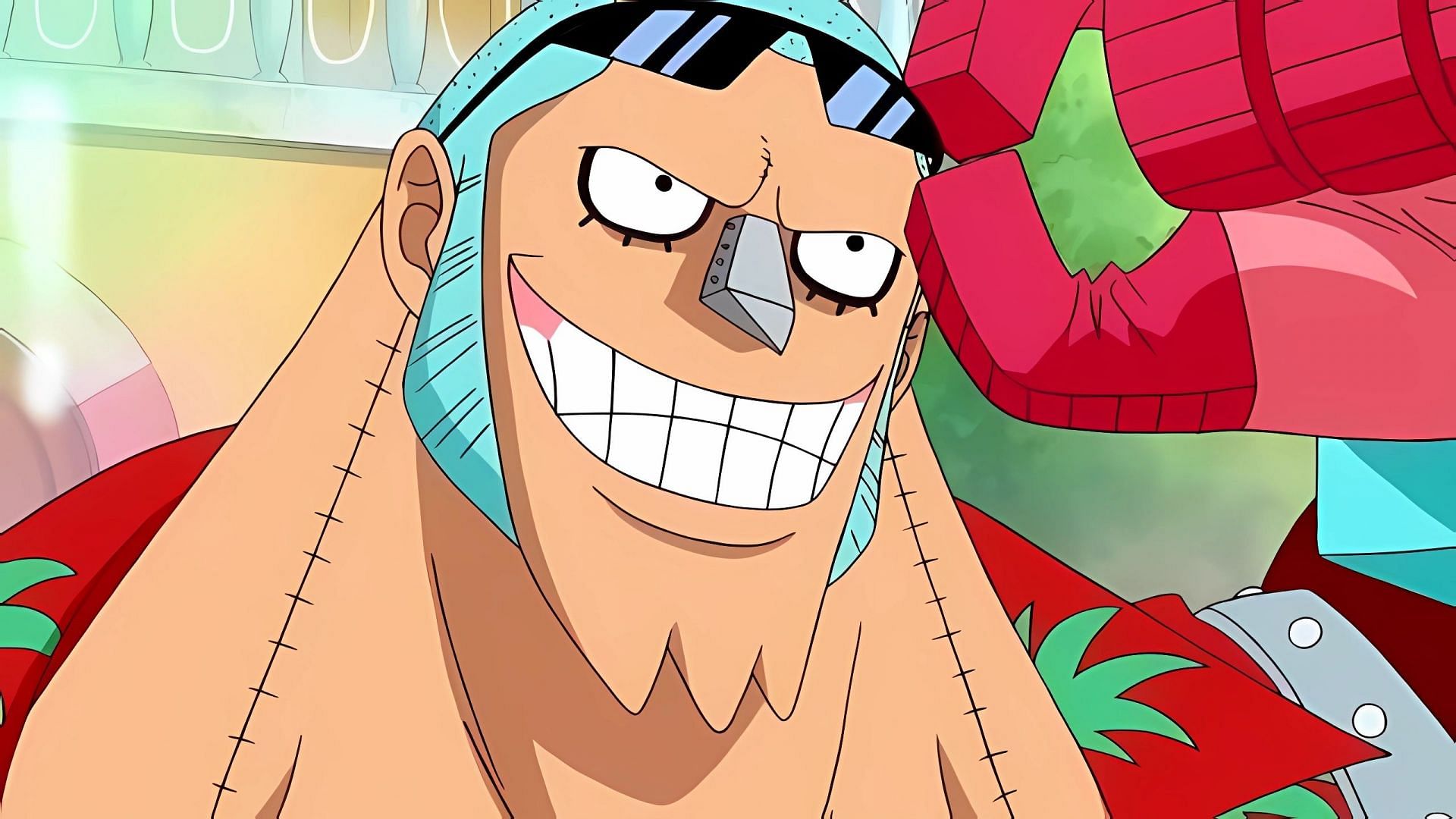 Franky as seen in the anime (Image via Toei Animation)
