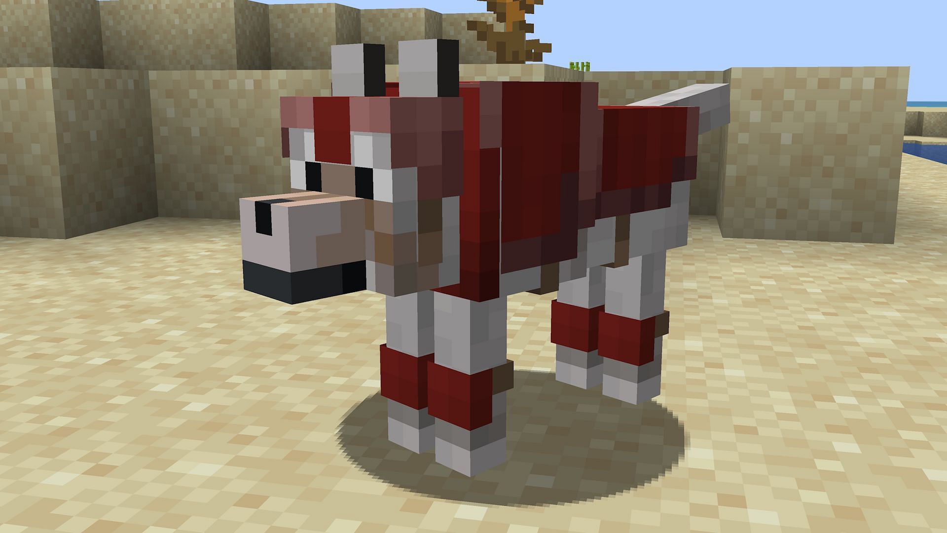 Wolves will be staple adventuring partners thanks to the wolf armor from  Armored Paws (Image via Mojang)