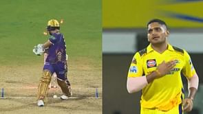 [Watch] Rinku Singh's struggle ends with a wild slog during CSK vs KKR IPL 2024 match