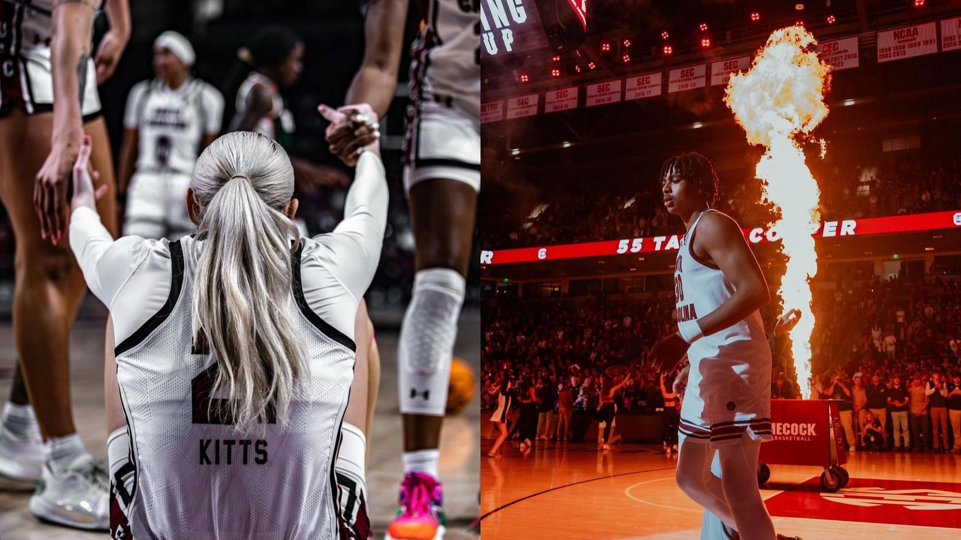 South Carolina star Chloe Kitts and her boyfriend, Collin Murray Jr. 