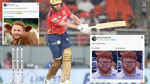 "It’s a miracle he has not returned to England citing burnout issues" - Fans troll Bairstow for scoring 15 runs in PBKS vs RR IPL 2024 match