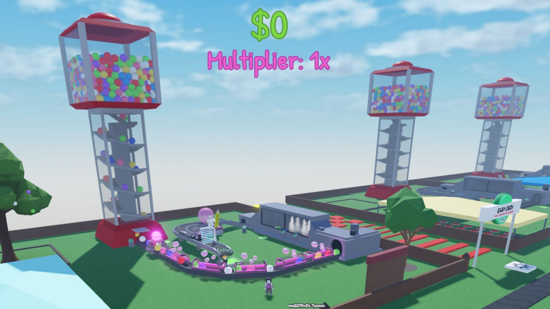 Massive factory in Gumball Factory Tycoon (Image via Roblox)