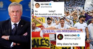 “Get Ancelotti out of the club” - Real Madrid fans lose patience with head coach after midfielder is not named in line-up vs Mallorca