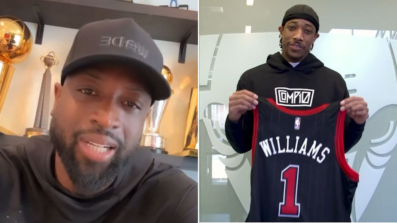 Dwyane Wade and DeMar DeRozan send welcome message to Chicago Bears