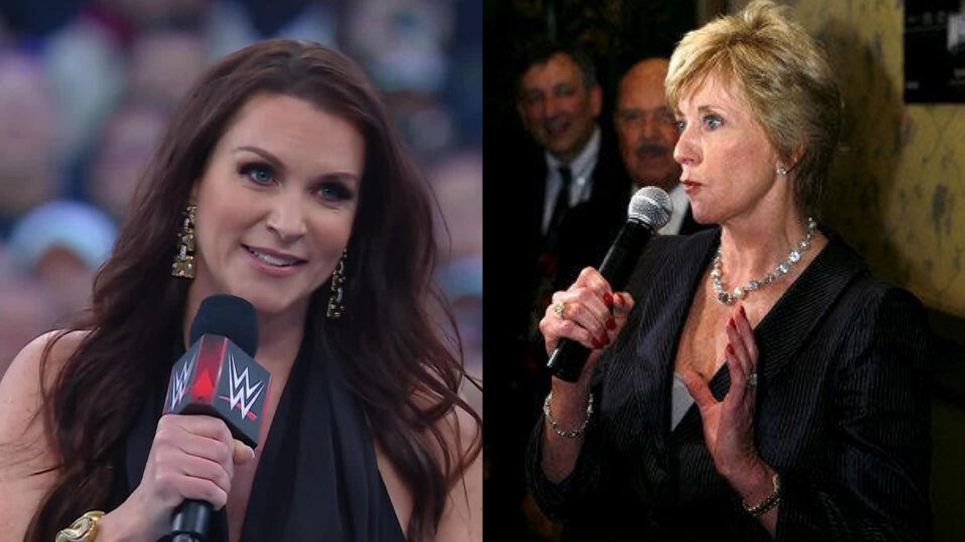 Stephanie McMahon (left) was at WrestleMania 40 with Linda McMahon (right)