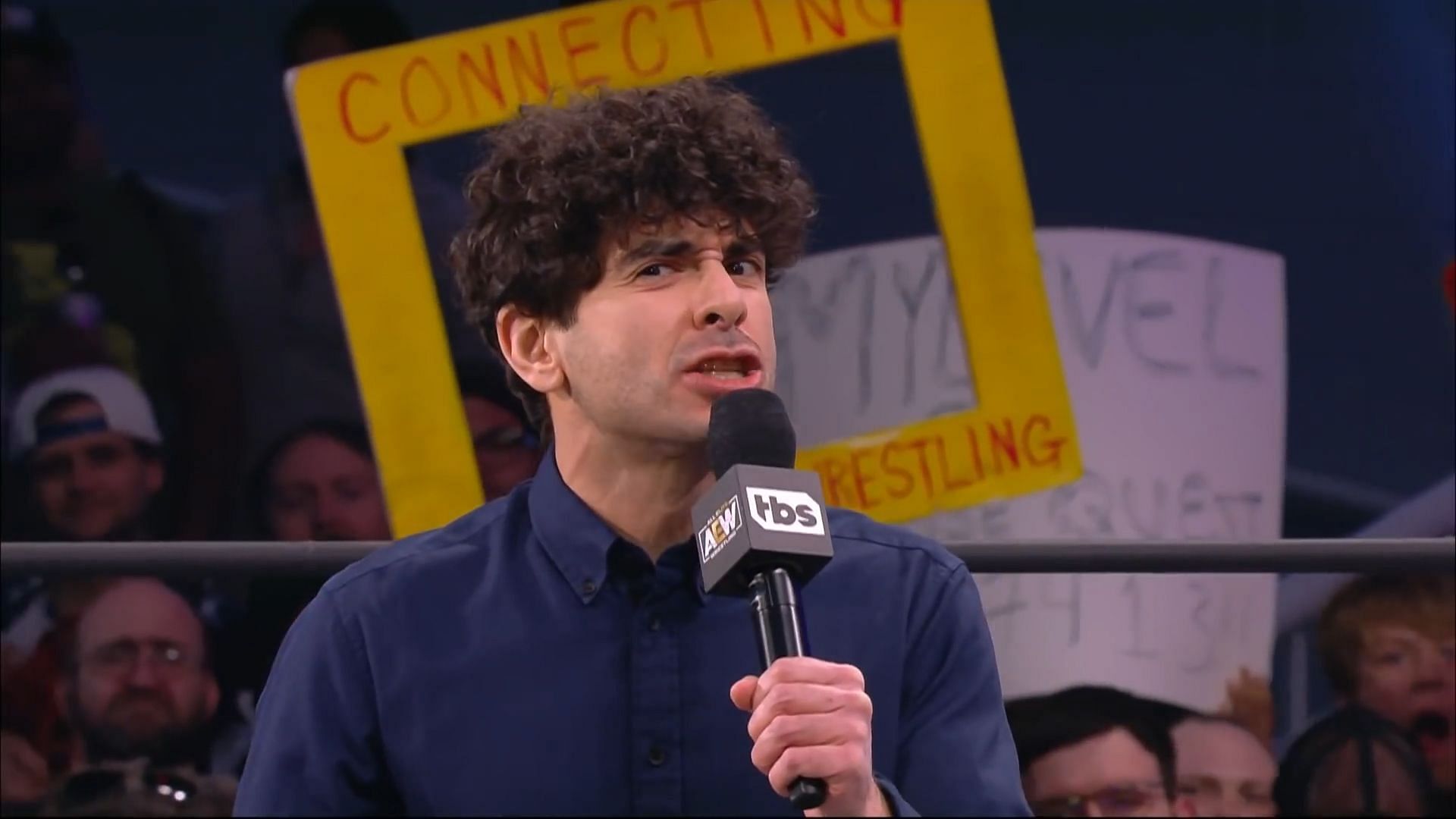 Tony Khan had some harsh words for the industry leader (image credit: All Elite Wrestling on YouTube)
