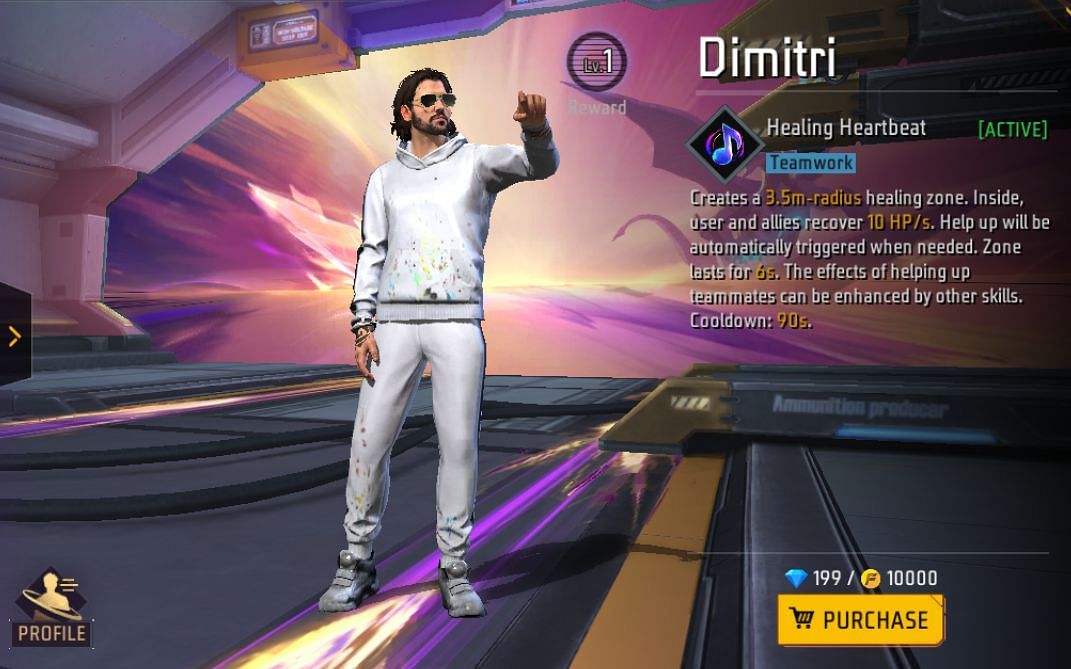 Dimitri कैरेक्टर (Image via Garena)