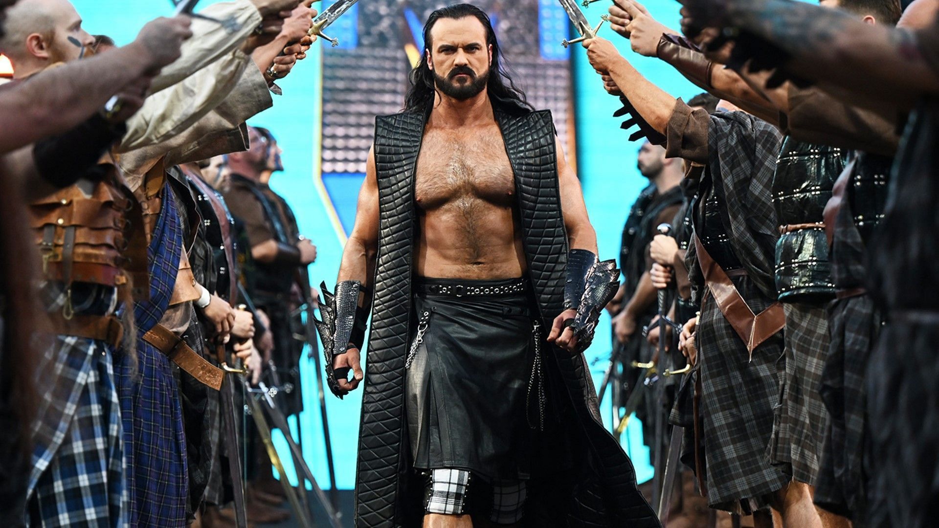 Drew McIntyre makes his grand entrance at WWE WrestleMania XL Night Two