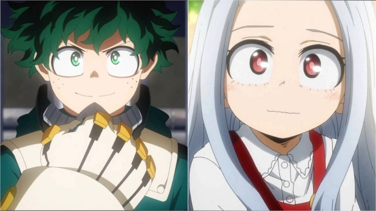 Deku and Eri as seen in the anime (image via Bones)