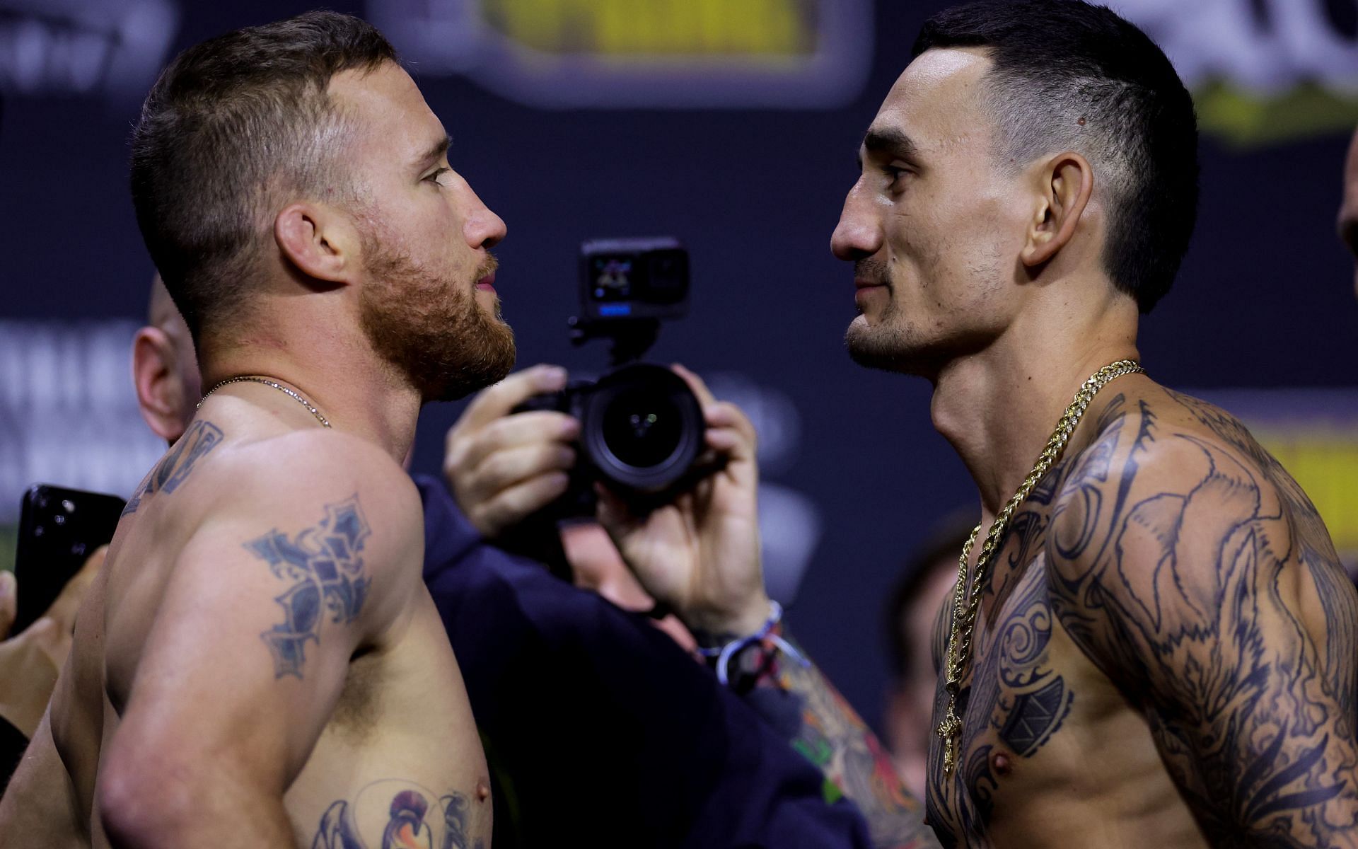 Justin Gaethje will take on Max Holloway at UFC 300. [via Getty Images]