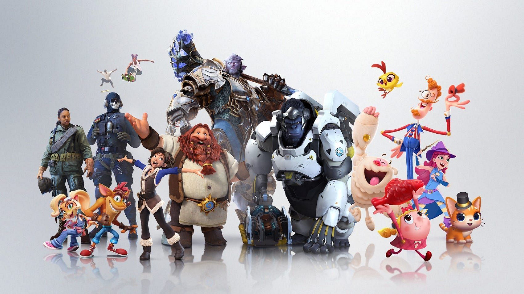Activision Blizzard King&#039;s most beloved characters (Image via Activision)