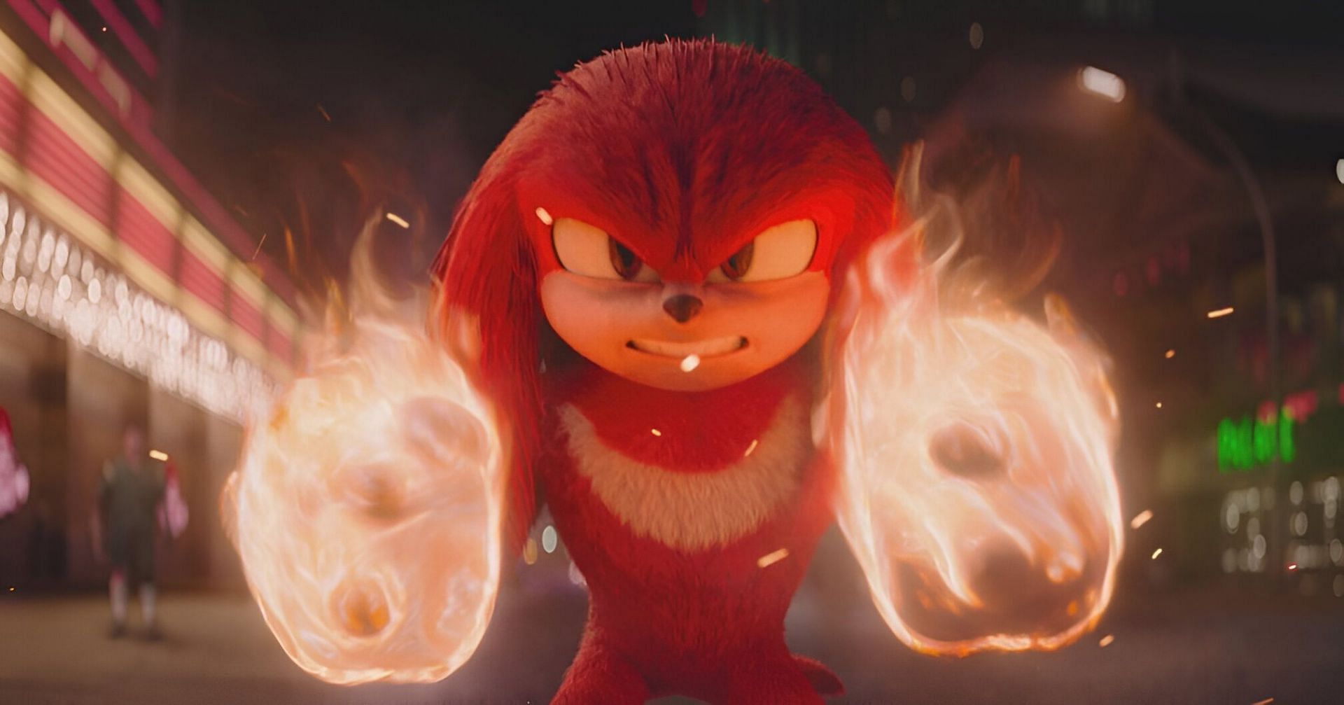 Idris Elba voices Knuckles in the Paramount+ show (via Instagram/@sonicmovie)