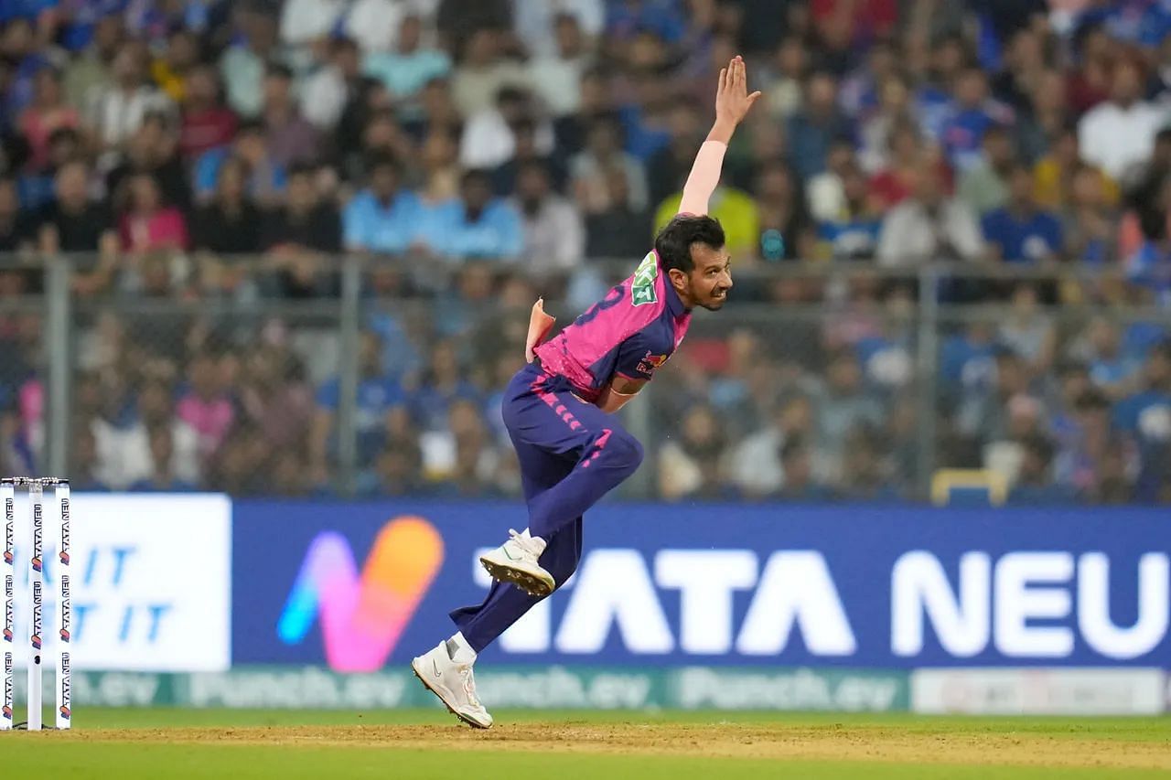 Yuzvendra Chahal in action (Credits: IPL)