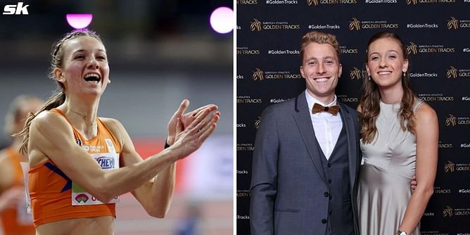 Femke Bol reacts to boyfriend Ben Broeders’ meeting Olympic qualification mark in pole vault at Shanghai Diamond League 2024