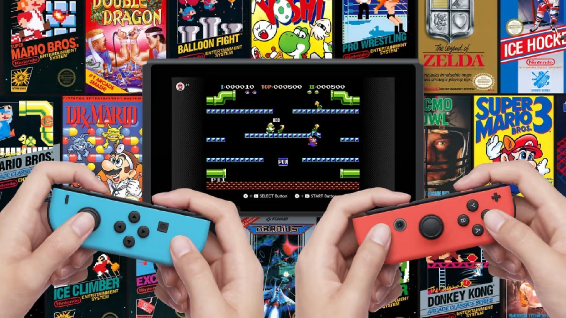 A vast NES and SNES library is available with the base NSO subscription. (Image via Nintendo)