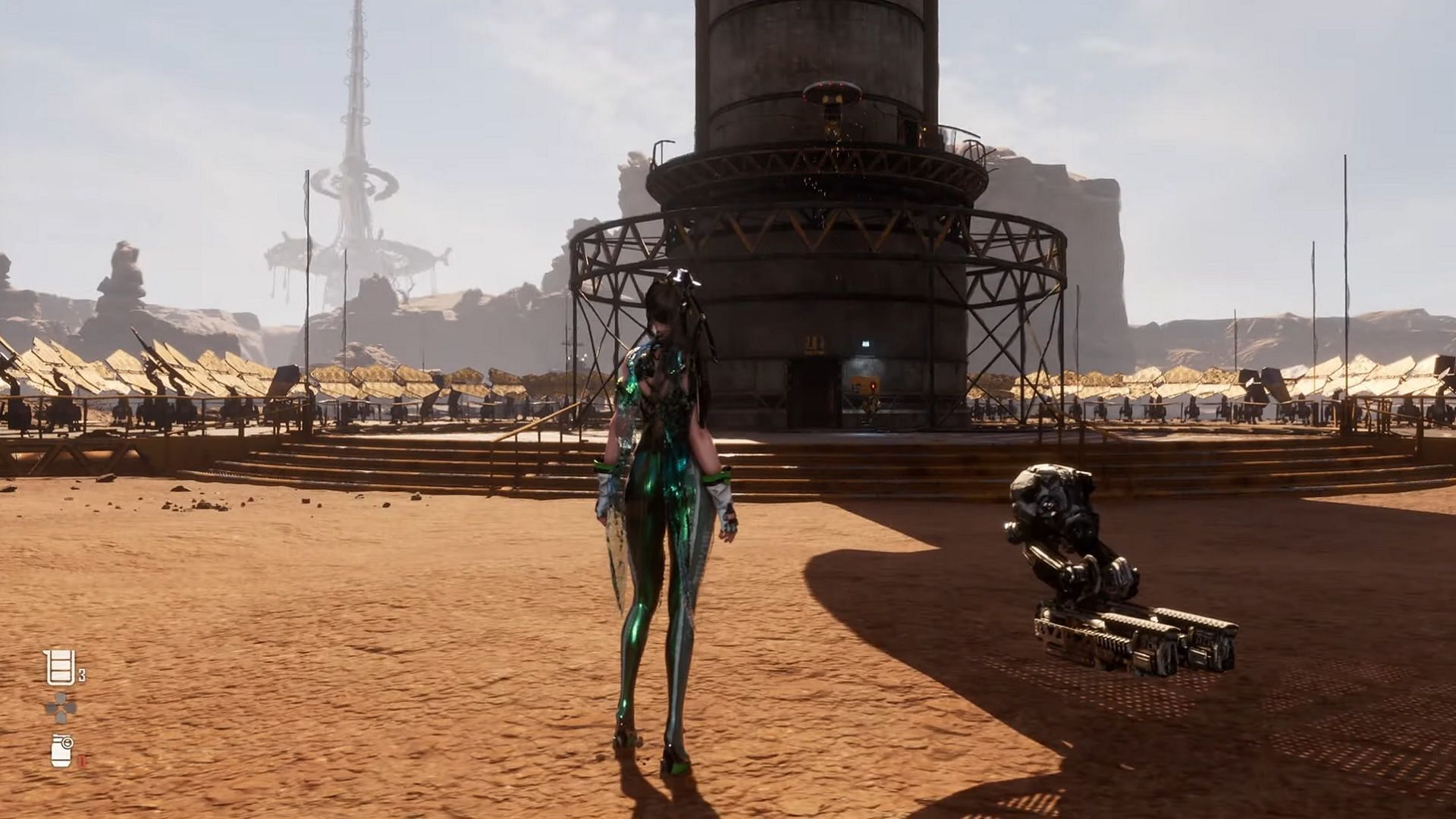 Eve in the Wasteland area in Stellar Blade (Image via Sony Interactive Entertainment)