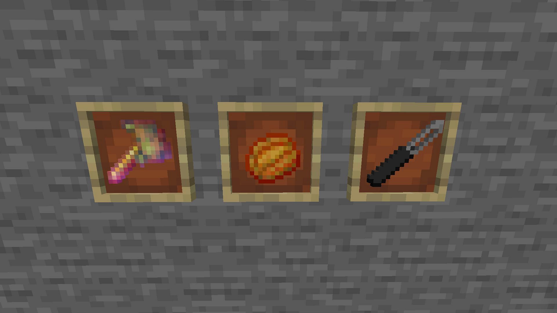 Minecraft Poisonous Potato update: List of all weapons