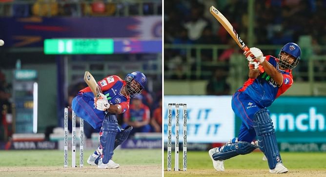 [Watch] Rishabh Pant's no-look six as he smashes 28 runs off Venkatesh Iyer's over in DC vs KKR IPL 2024 clash