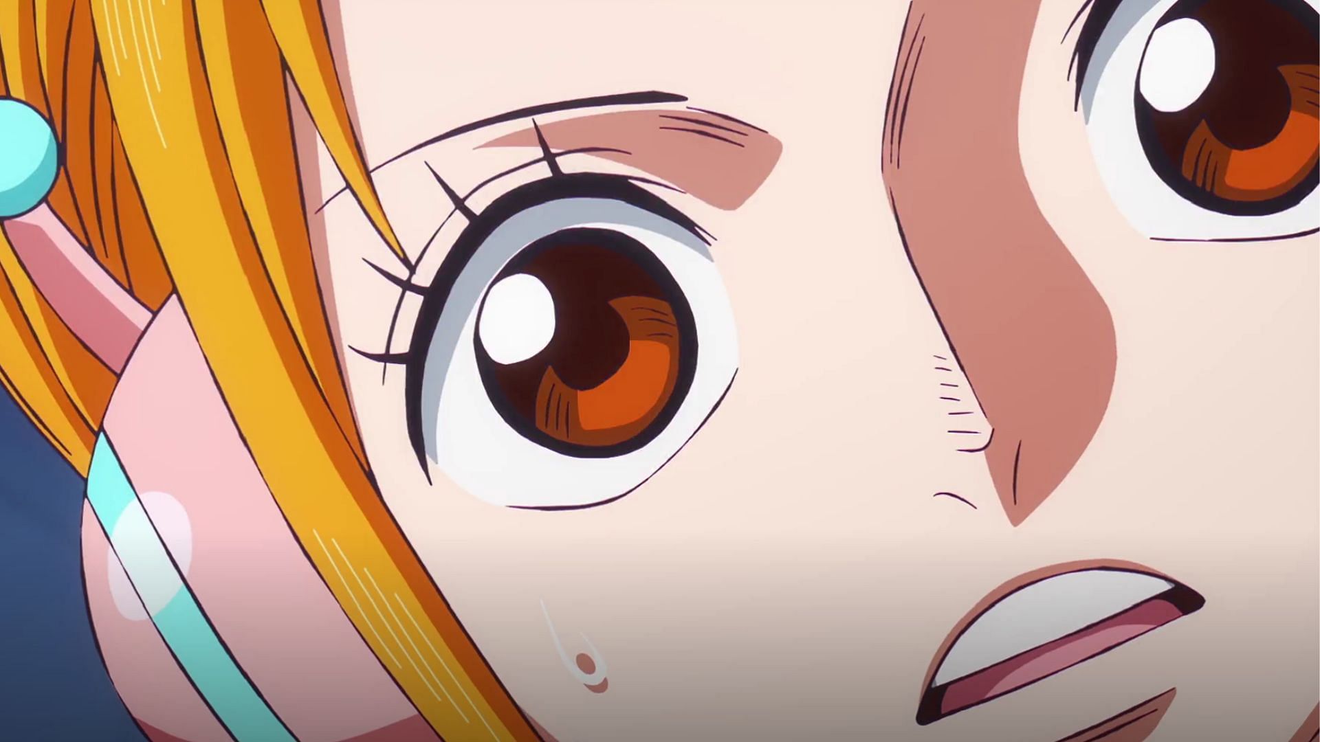 Nami as seen in the One Piece anime (Image via Toei)